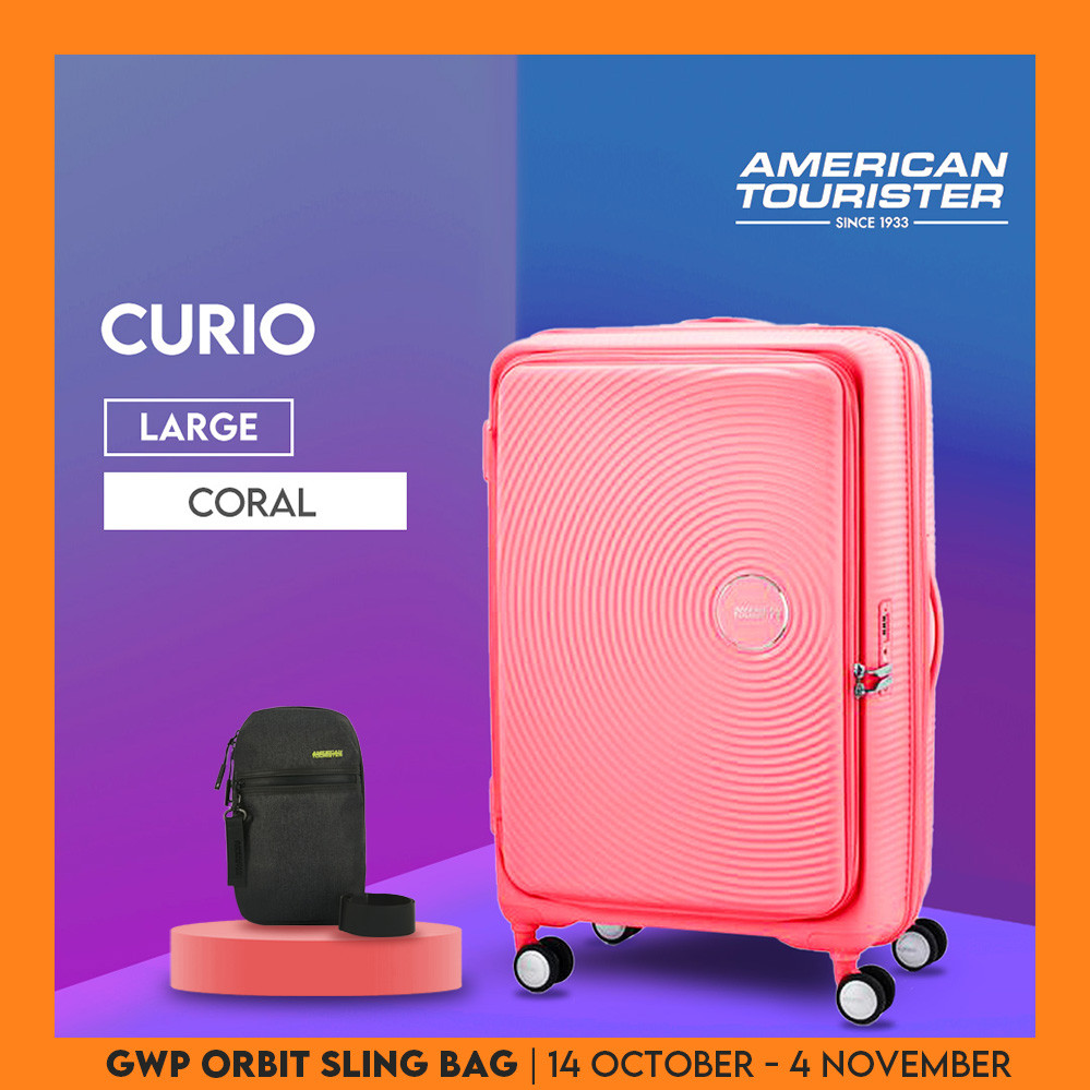 American Tourister Curio Koper Hardcase Large 28 inch – Coral