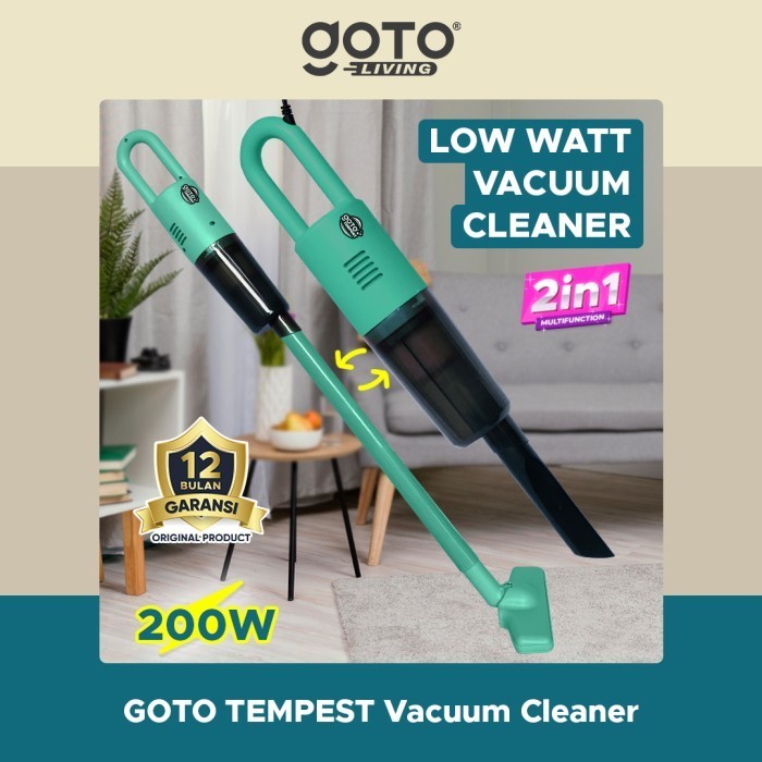 Termurah Goto Tempest Vacuum Cleaner Penyedot Penghisap Debu Vakum Portable