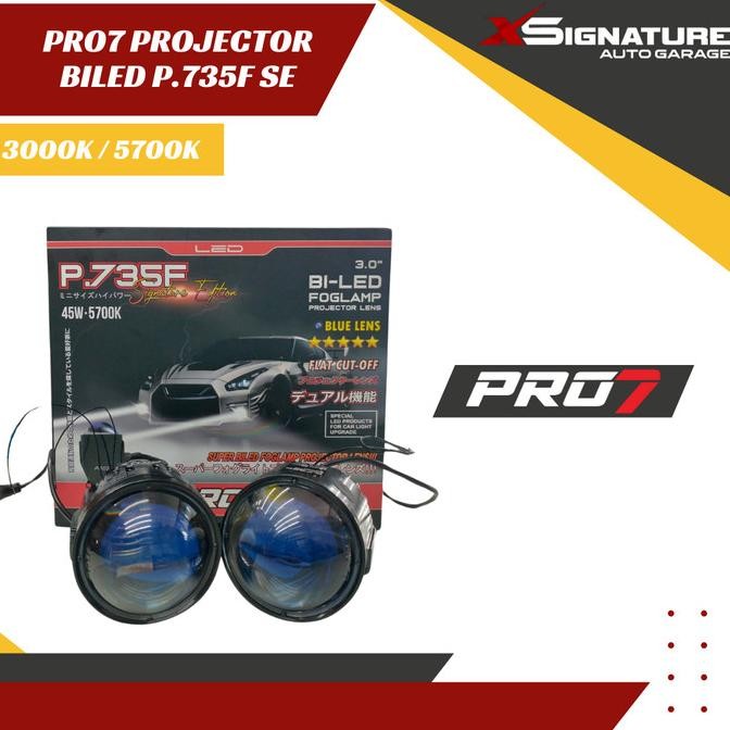 Dijual Pro7 Projector Foglamp Biled P.735F Se 3000K / 5700K Bracket
