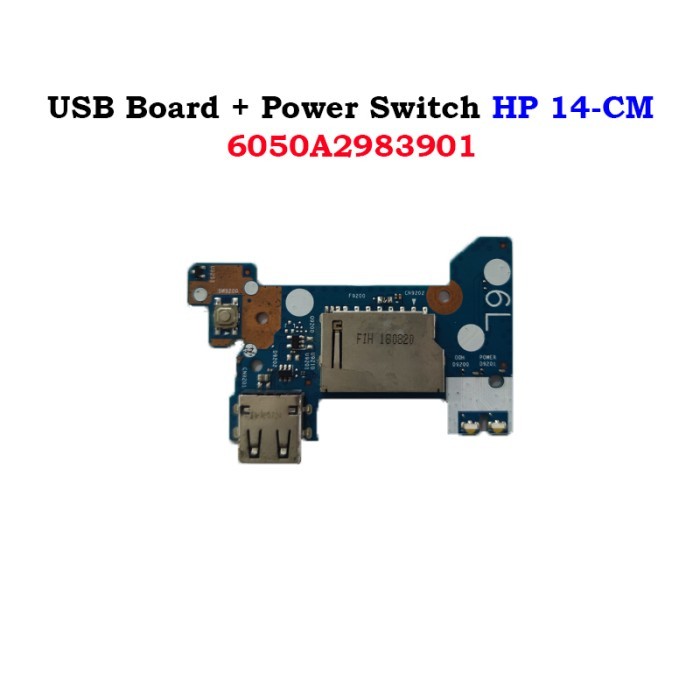 USB BOARD & POWER SWITCH LAPTOP HP 14-CK 14-DK 14-CF 14-CM CK DK CF CM