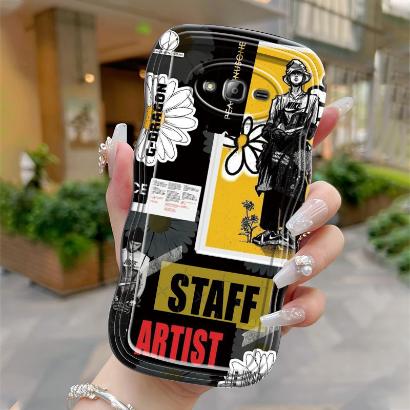 Casing Hp Untuk Samsung Galaxy J3 2016 Case Casing kasing ponsel Softcase Hp bunga baru cesing silik