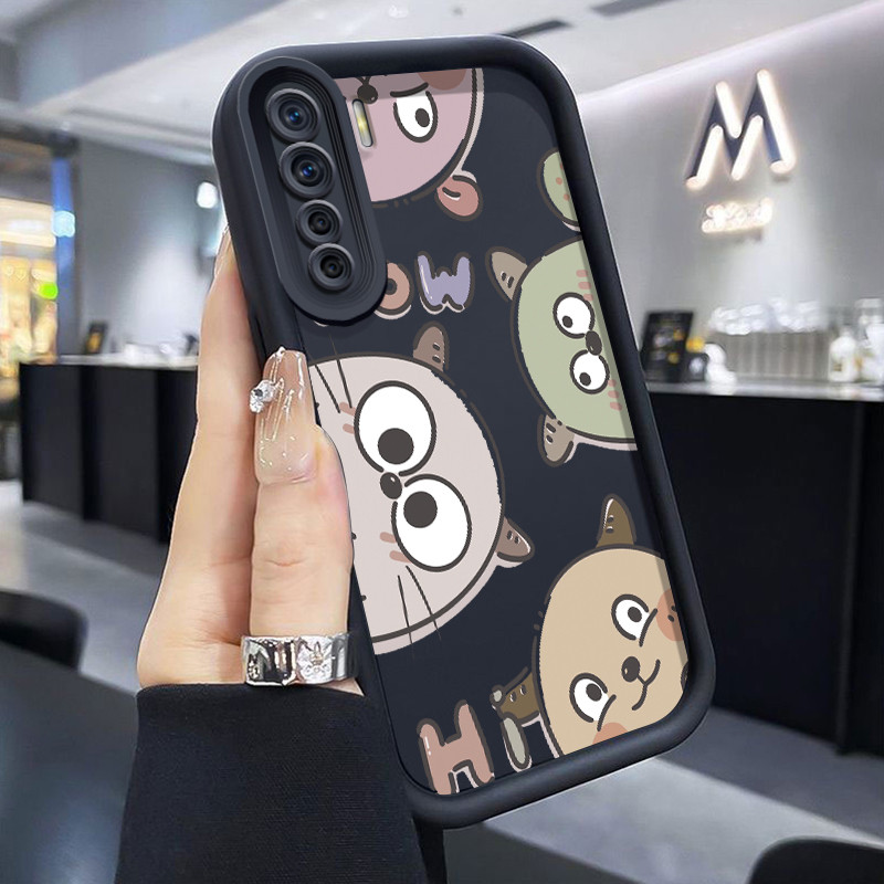 Casing Hp Untuk OPPO A91 OPPO F15 OPPO Reno 3 Case Casing Kesing sarung HP pola kartun sapi Softcase