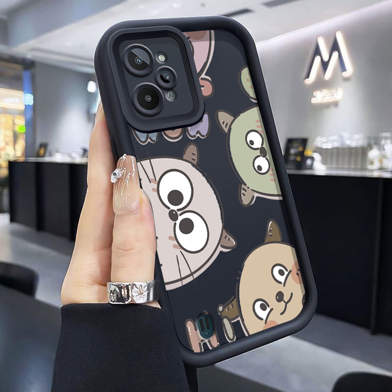 Casing Hp Untuk Realme C31 Case Casing Kesing sarung HP pola kartun sapi Softcase trendi baru pelind