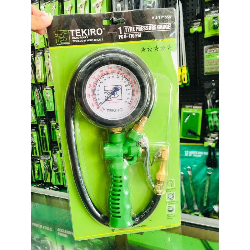 BEST SELLER- Tyre Pressure Gauge 170 Psi - Tekiro - AU-TP1558