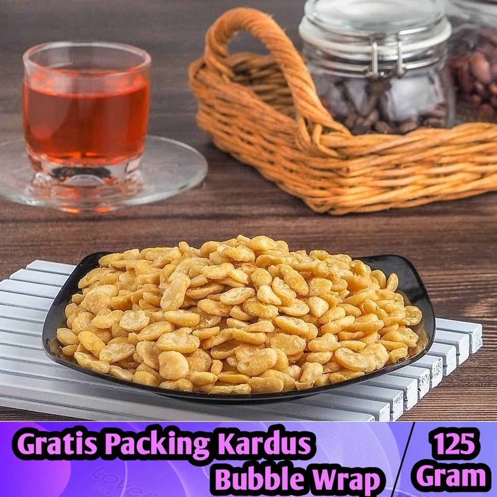 

Cemilan Kacang Koro Asin 125gram / Kacang Merci Original - Iqorni Snack cemilan jadul