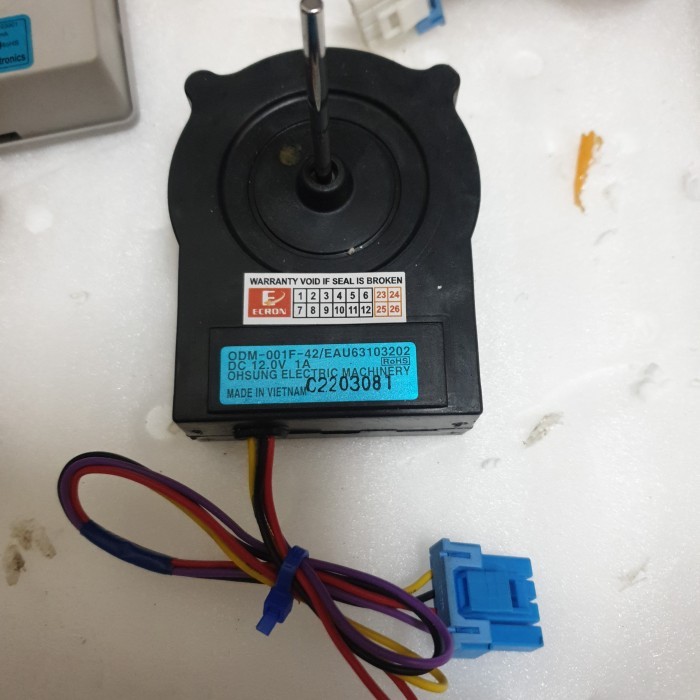 FAN MOTOR KULKAS LG EAU63103202