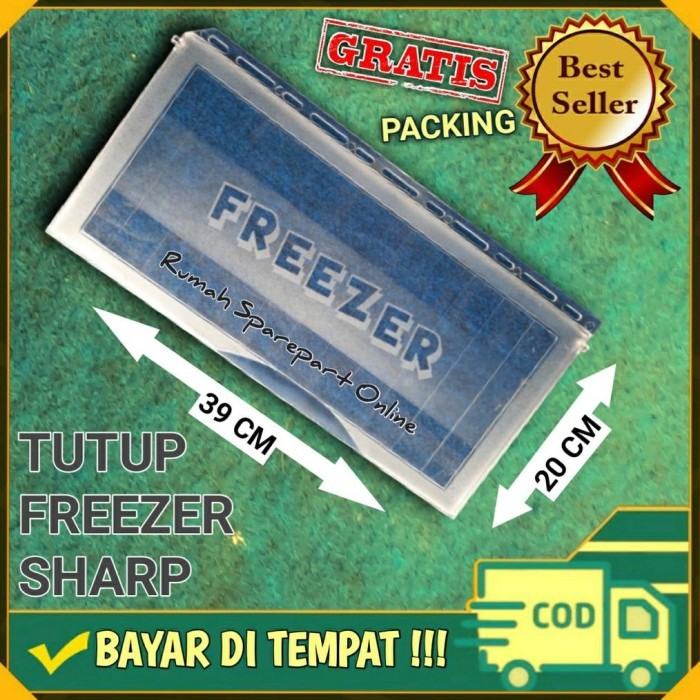 BARU TUTUP FREEZER SHARP PENUTUP FRESER KULKAS 1 PINTU SHARP