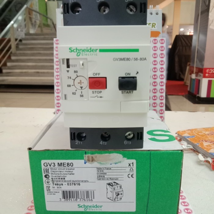 Schneider Motor Circuit Breaker Gv3Me80 Genuine