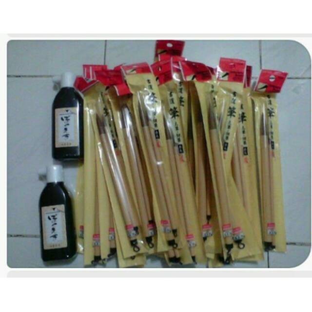 Seka - Populer Kuas Kaligrafi / Kuas Jepang / Kuas Lukis / Fude Daiso
