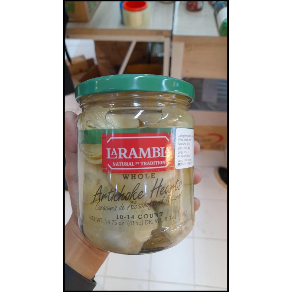 

La Rambla Artichoke Hearts 10-14 Count (415G) | Makanan Kaleng