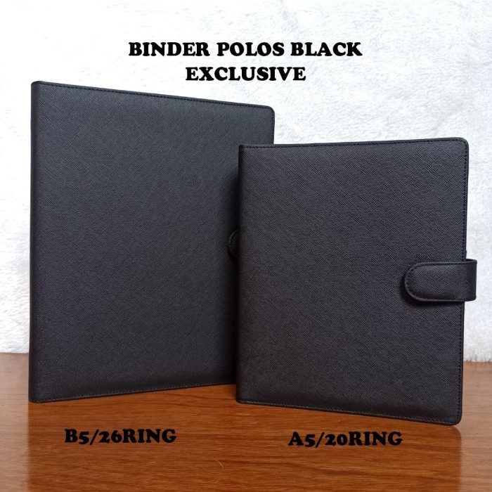 

BINDER POLOS EXCLUSIVE BLACK A5 DAN B5