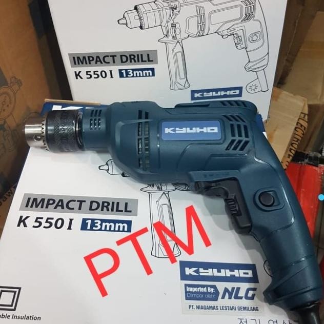 Mesin Bor Tangan Kyuho K550I - Bor Tembok 13Mm - Impact Drill Kyuho