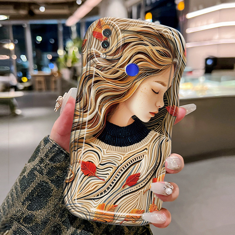 Casing Hp Untuk Xiaomi Redmi Note 7 Note 7s Note 7 Pro Case Casing HP Kesing perempuan gelombang bes