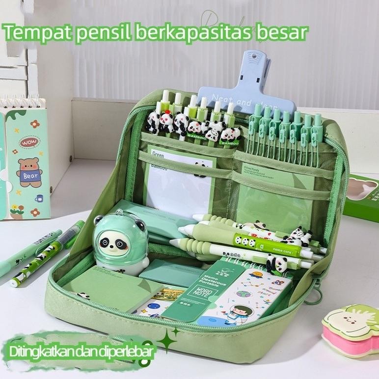 

Terbaru Tempat Pensil Berkapasitas Besar / Kotak Alat Tulis Anak Yang Indah / Tas Penyimpanan Kosmetik Anak Perempuan Sale