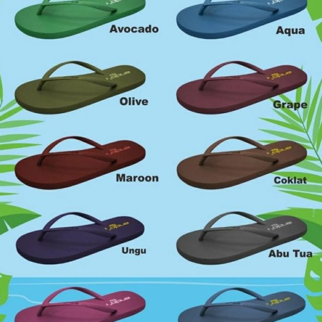 Sendal Jepit Karet Ando Nice Spons Wanita Pria/Sandal Jepit Ando Spon
