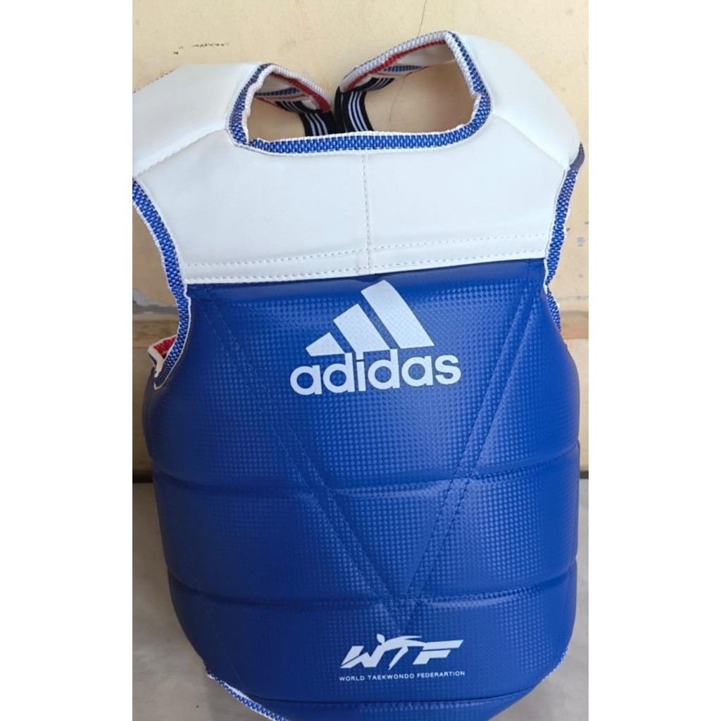 body protector adidas wtf hogo taekwondo bolak balik