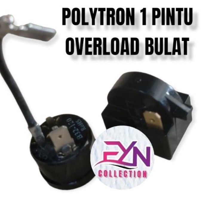 TERLARIS OVERLOAD KULKAS POLYTRON 1 PINTU + RELAY KULKAS POLYTRON /