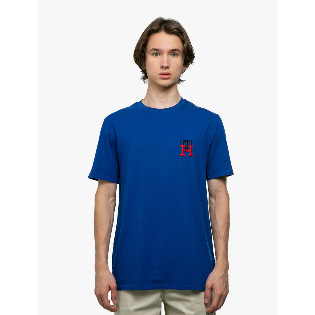 TOMMY HILFIGER - EMBROIDERED TH LOGO T-SHIRT