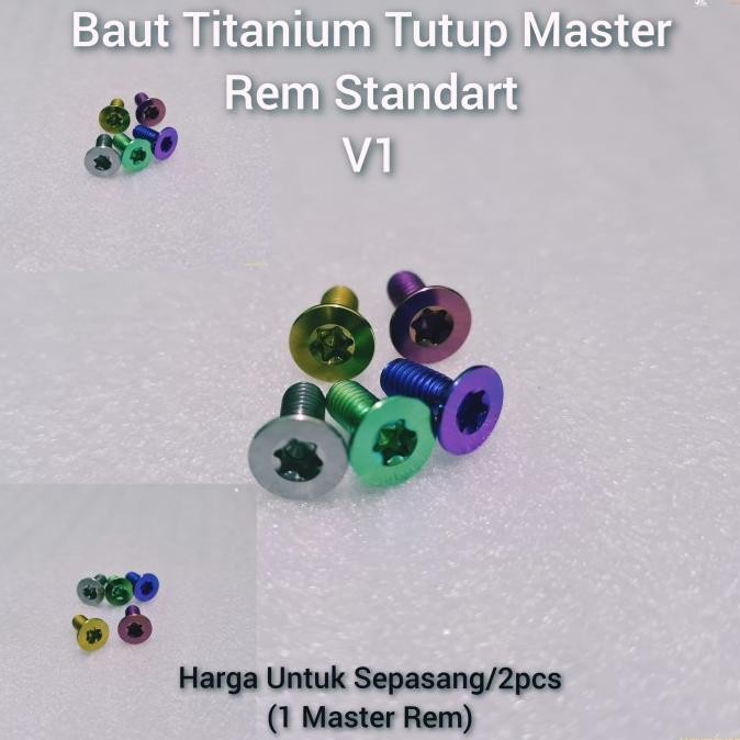 Baut Titanium M4X15 MM Big