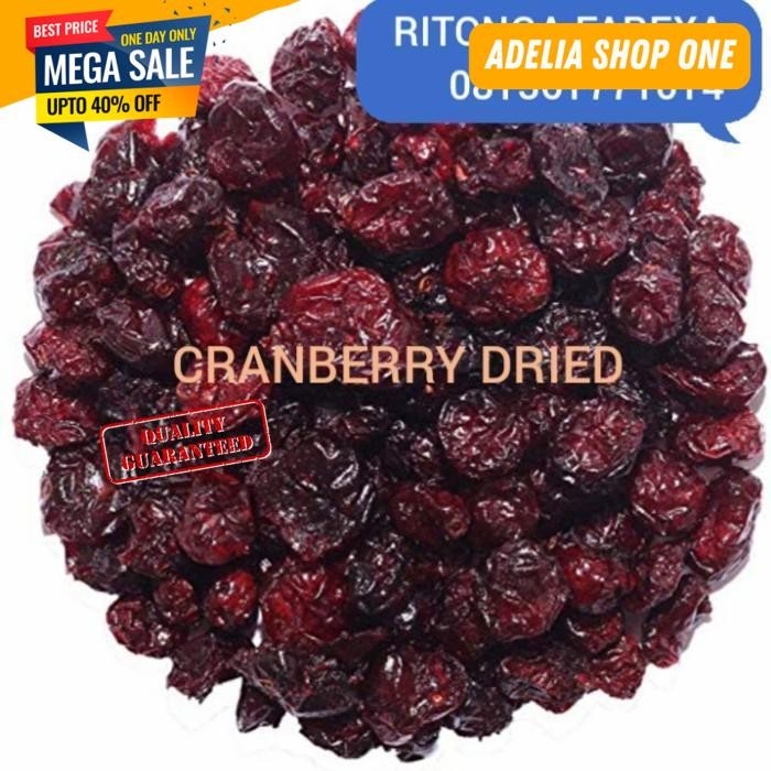 

CRANBERRY DRIED 250GR CRANBERRY KERING 250GRAM REKOMENDASI!!!