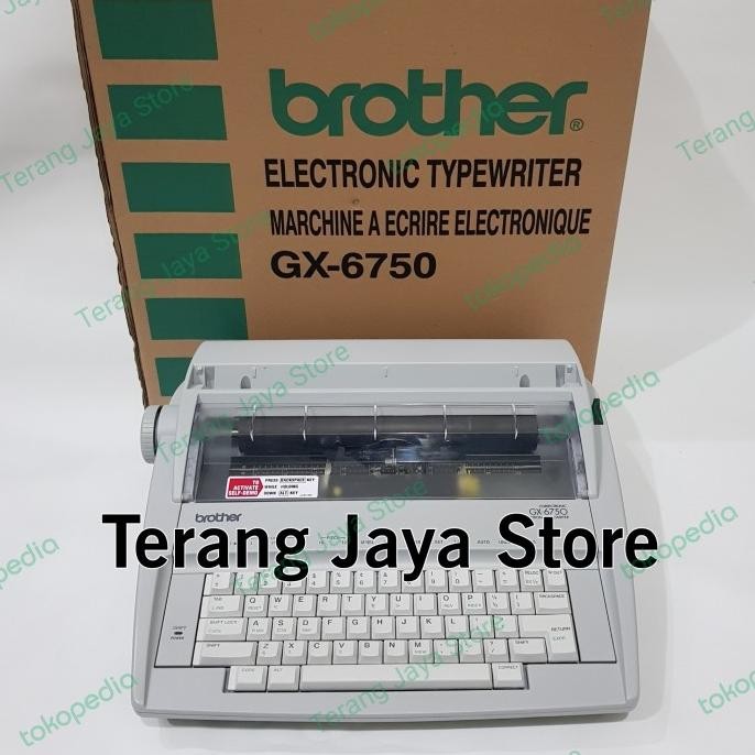 

Mesin Tik Elektrik Brother GX-6750 Mesin Ketik Brother GX-6750