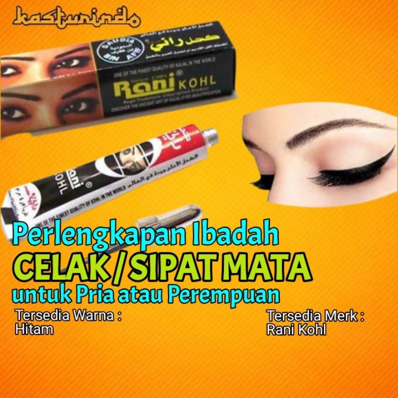 Celak / Sipat Sifat Mata Original Murah Pensil Pewarna Mata Hitam Rani Kohl