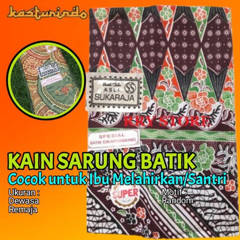 SARUNG KAIN BATIK / JARIK / KEMBEN WANITA DEWASA (SUDAH DI JAHIT)