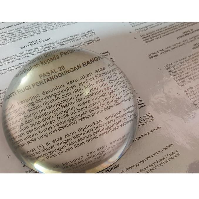 

TERBARU - Paper Weight dan Magnifier Kristal Small