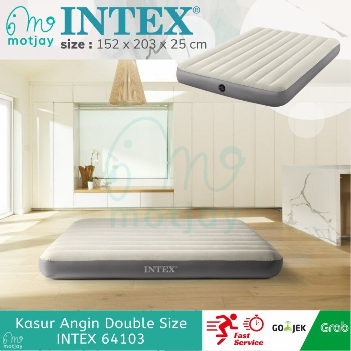 Kasur Angin Intex Durabeam Queen Intex 64103