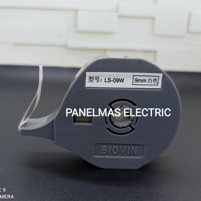 

LABEL MESIN PRINTING MARKER TUBE LS-09W PUTIH BIOVIN