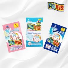 KOOL FEVER COOL FEVER PLESTER KOMPRES DEMAM BAYI ANAK DEWASA COOLING PATCH DEMAM KOOLFEVER MURAH