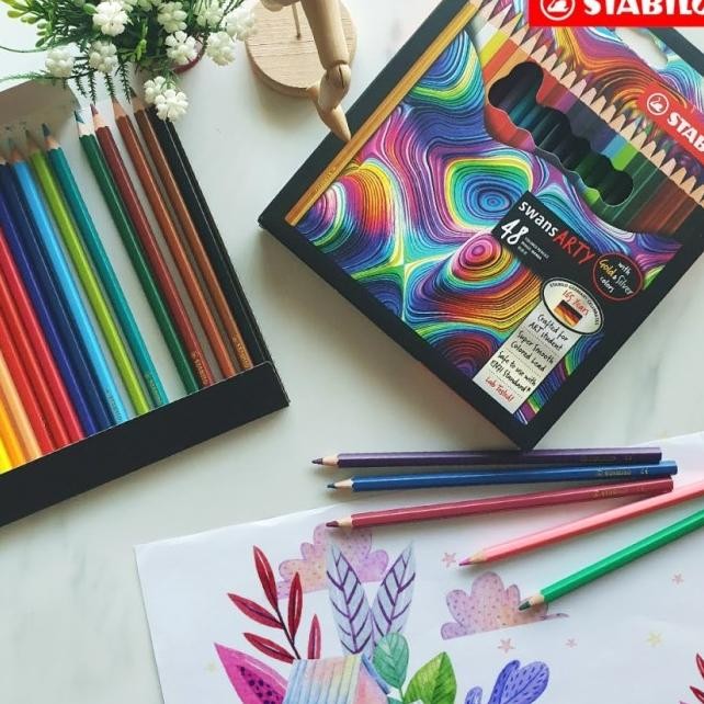 

Stabilo Swans Arty Colored Cils 48 Pcs Sil Warna 1520/48