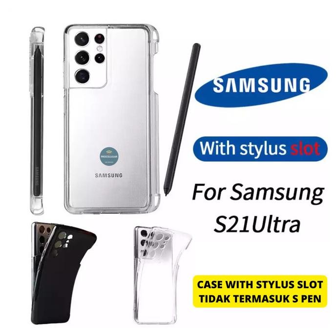 Silicone Case S Pen Samsung Galaxy S21 Ultra Cover With Pen Holder