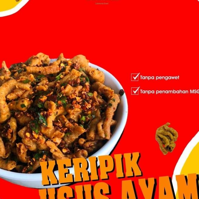 

Keripik Usus Ayam Extra Pedas Daun Jeruk 1 Kg