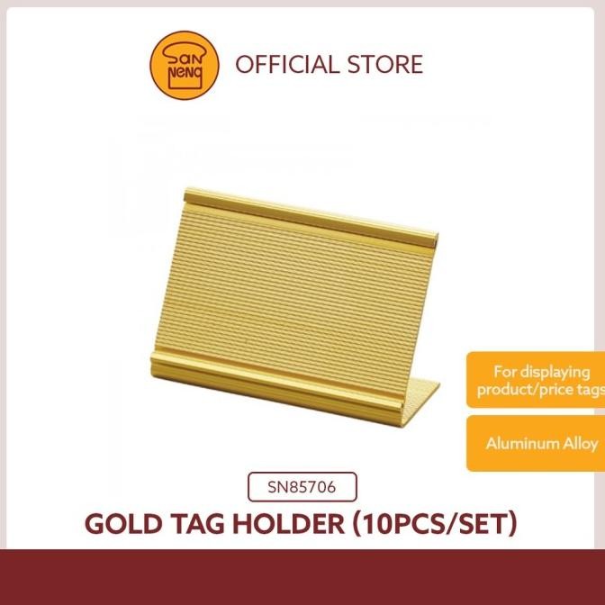 

BEBAS ONGKIR - SN85706 Price Tag Holder, Merk SANNENG, Aluminium Alloy, isi 10 pcs