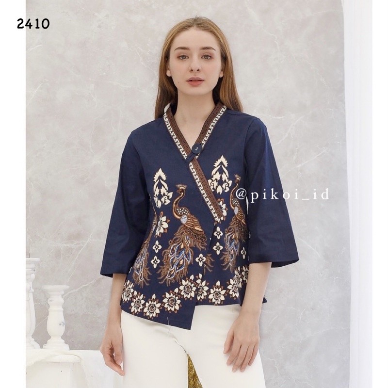 Baju Batik Wanita Batik wanita / atasan batik wanita / baju batik kimono wanita modern / seragam