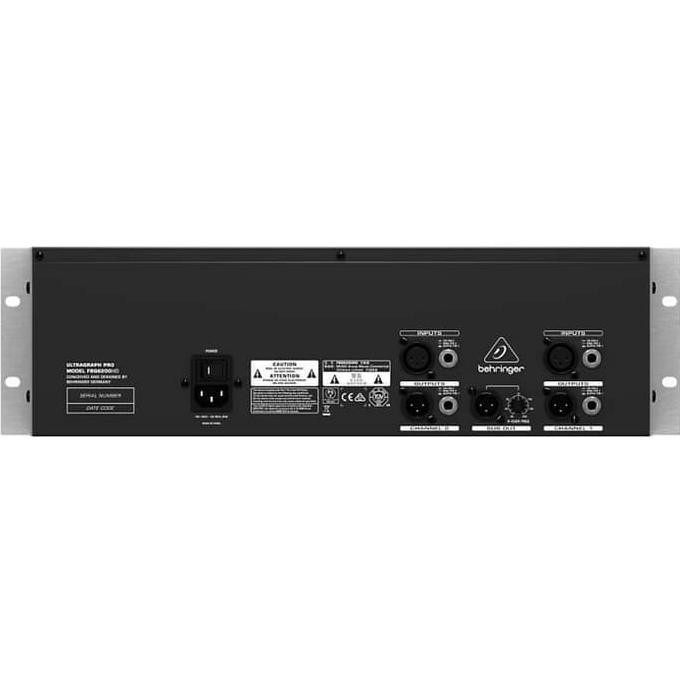Equalizer Behringer Fbq 6200Hd Fbq 6200 Hd  Ready