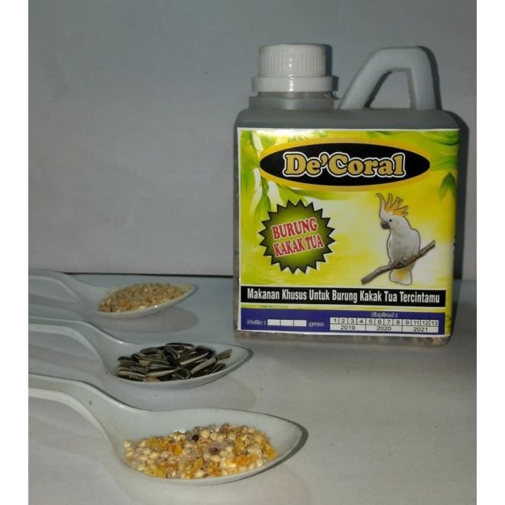 Makanan Burung Kakak Tua | Makanan Kakak Tua Juara