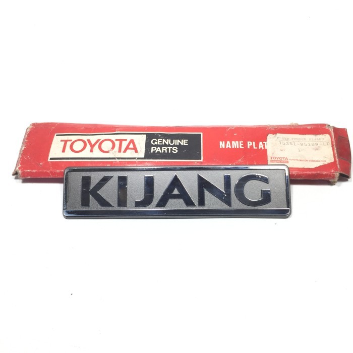 Emblem Fender Kijang Kotak Kf20 Kf10 Original Toyota Baru