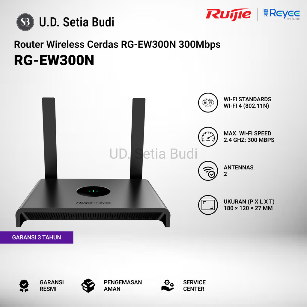 Ruijie Reyee RG-EW300N Router Wireless Cerdas RG-EW300N 300Mbps