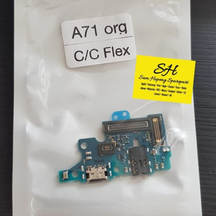 Samsung A71 Flexible Fleksibel Connector Charger PCB Cas Original IC