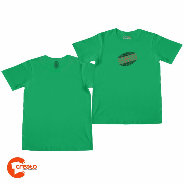 Creato | kaos T-Shirt | Sidik jari | Hitam | Creato series
