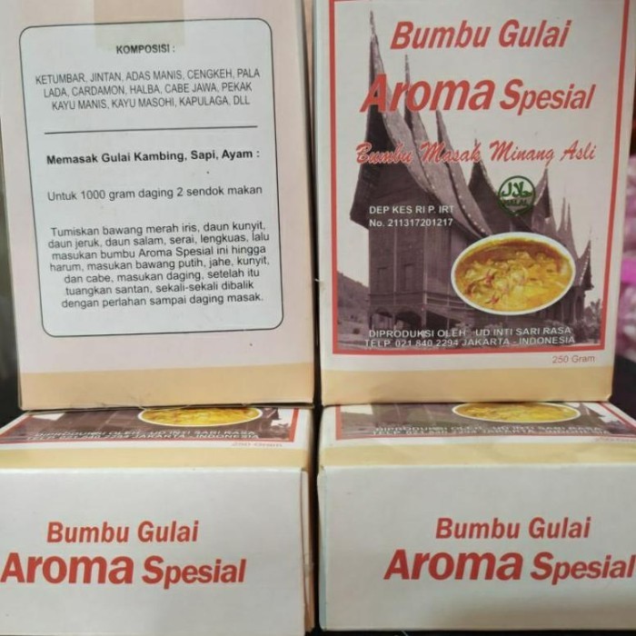 

Lhiu Bumbu Instan Pemasak Gulai Aroma Khas Padang