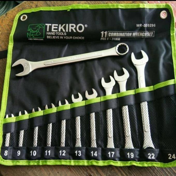 Terbaik Kunci Ring Pas Set 11Pcs 8-24 Tekiro