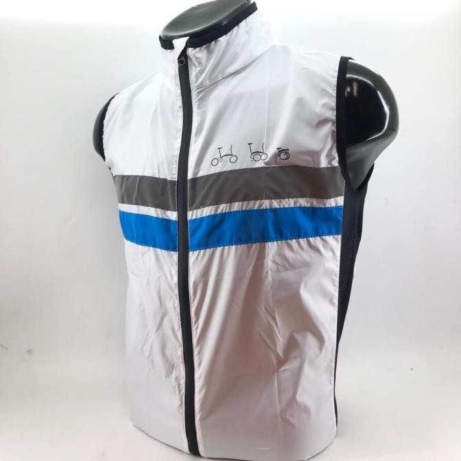 Jual Rompi Sepeda Lipat Brompton | Brompton Vest (White)