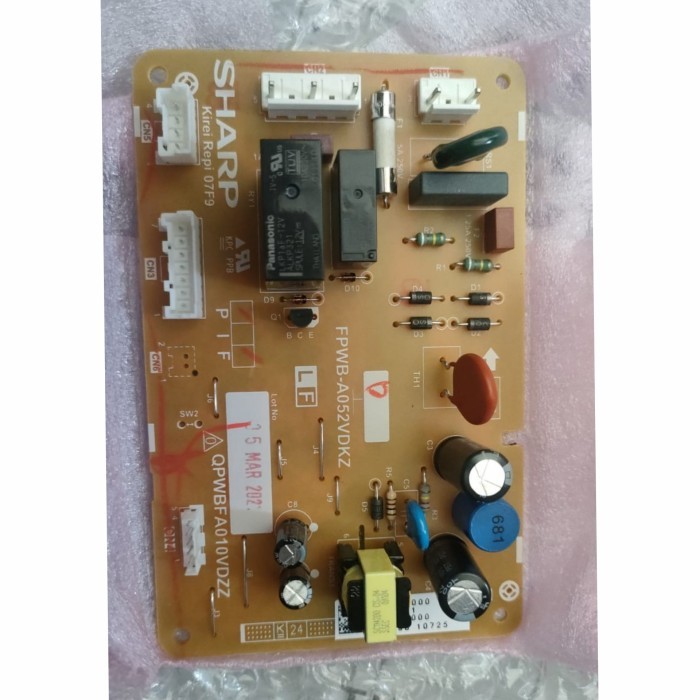 Cuci Gudang Pcb Modul Kulkas Sharp 2 Pintu Soket 5 Original