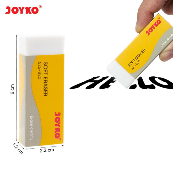 

PENGHAPUS JOYKO B20 PUTIH / Stip Eraser Joyko Besar B20 / B 20 Putih / 526-B20 Putih
