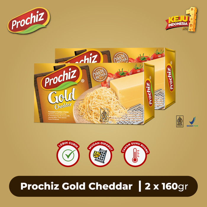 

Keju PROCHIZ Gold 160 gr Double Pack