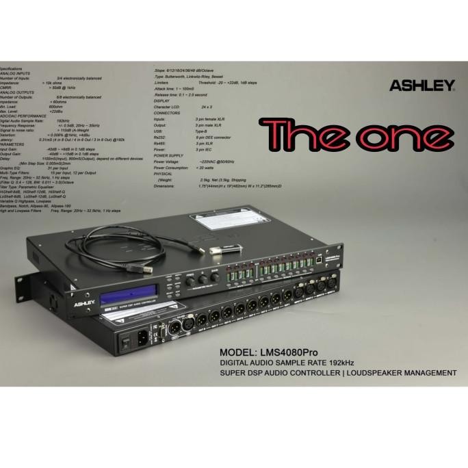 Tersedia Speaker Management Ashley Lms4080Pro Lms4080 Pro Lms 4080Pro Lms 4080