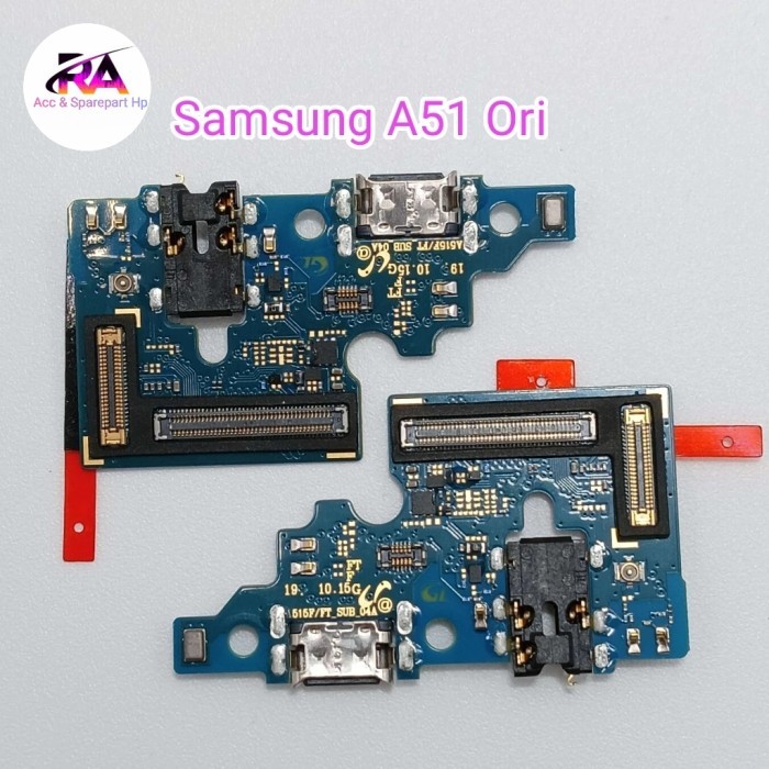 Flexibel Papan Konektor Charger Cas Samsung A51 Ori